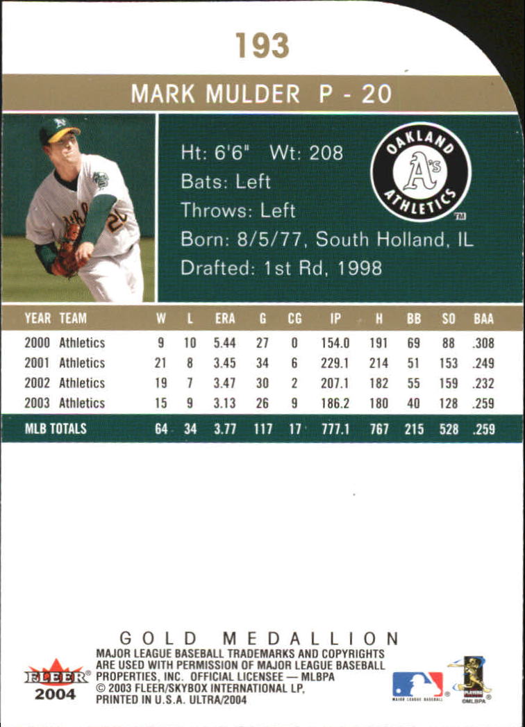 Sports Card Back