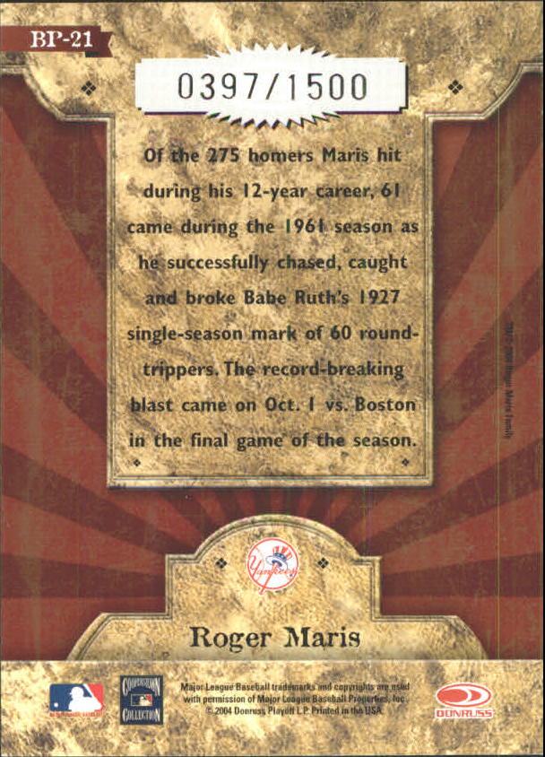 Sports Card Back