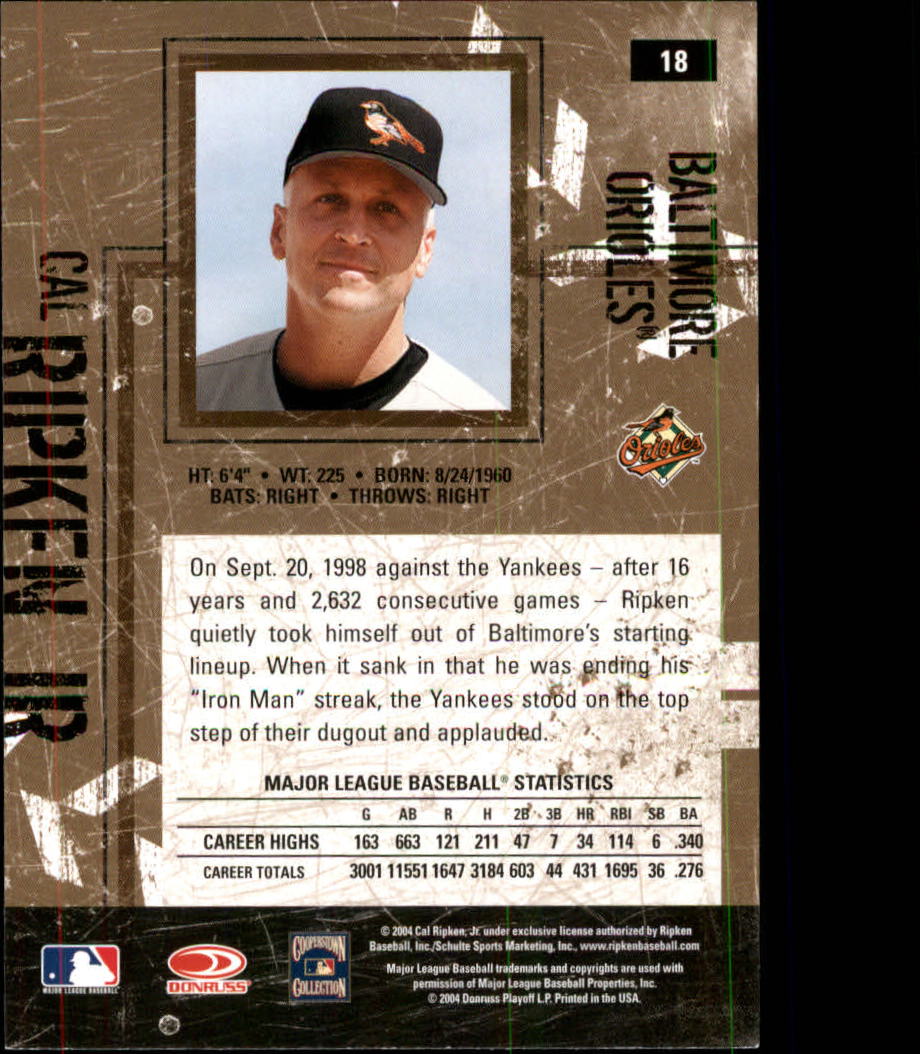 Sports Card Back