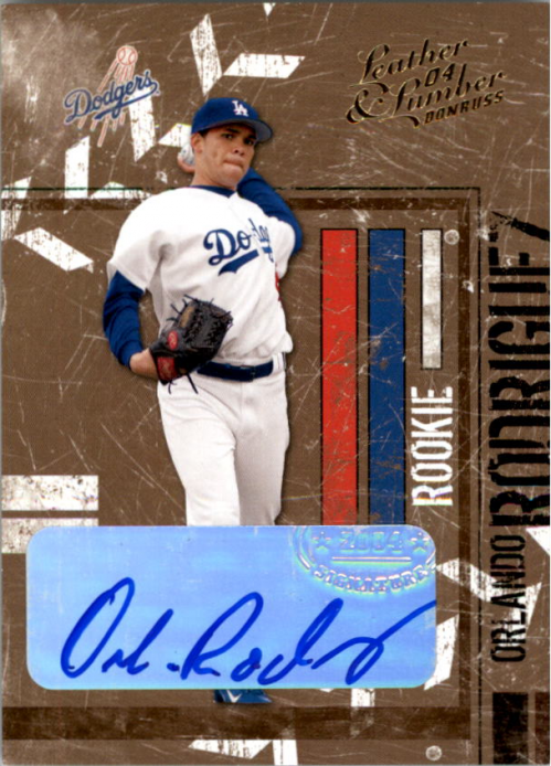 2004 Leather and Lumber #161 O.Rodriguez ROO AU RC