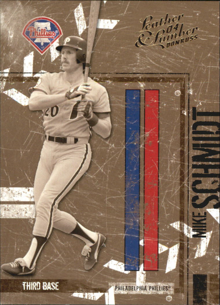 2004 Leather and Lumber B/W #116 Mike Schmidt