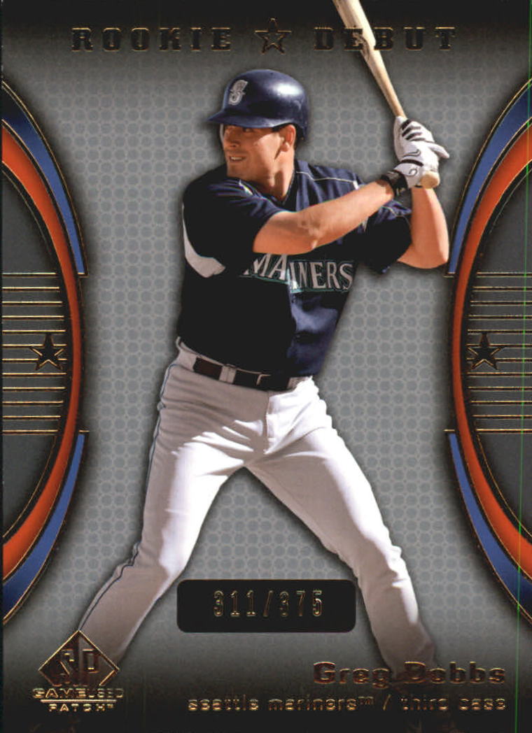 2004 SP Game Used Patch #98 Greg Dobbs RD RC