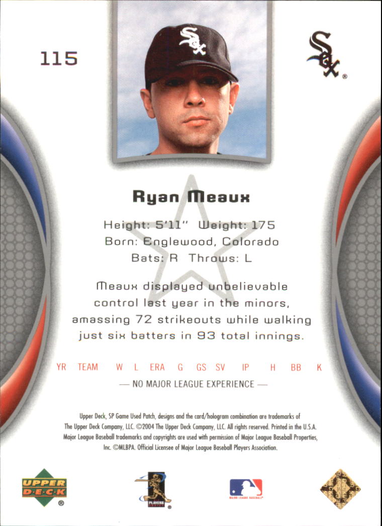 Sports Card Back