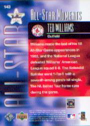 2004 SP Authentic 499/249 #143 Ted Williams ASM back image