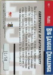 Sports Card Back