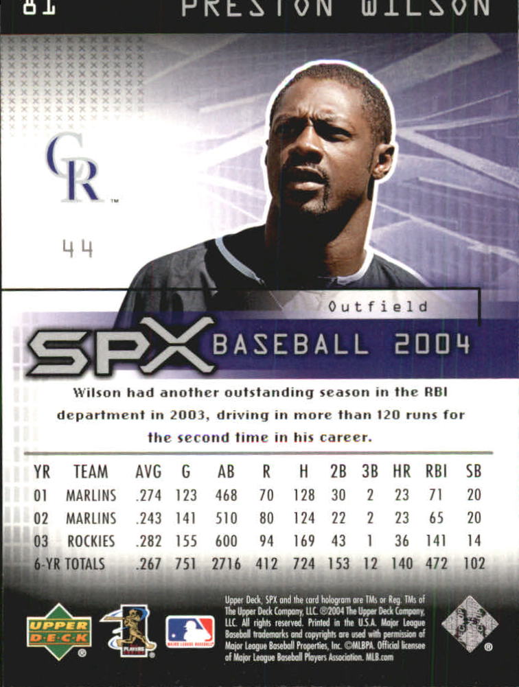 Sports Card Back