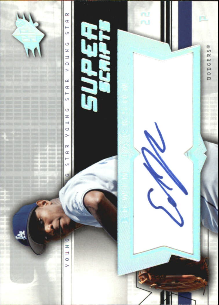 2004 SPx SuperScripts Young Stars #EJ Edwin Jackson