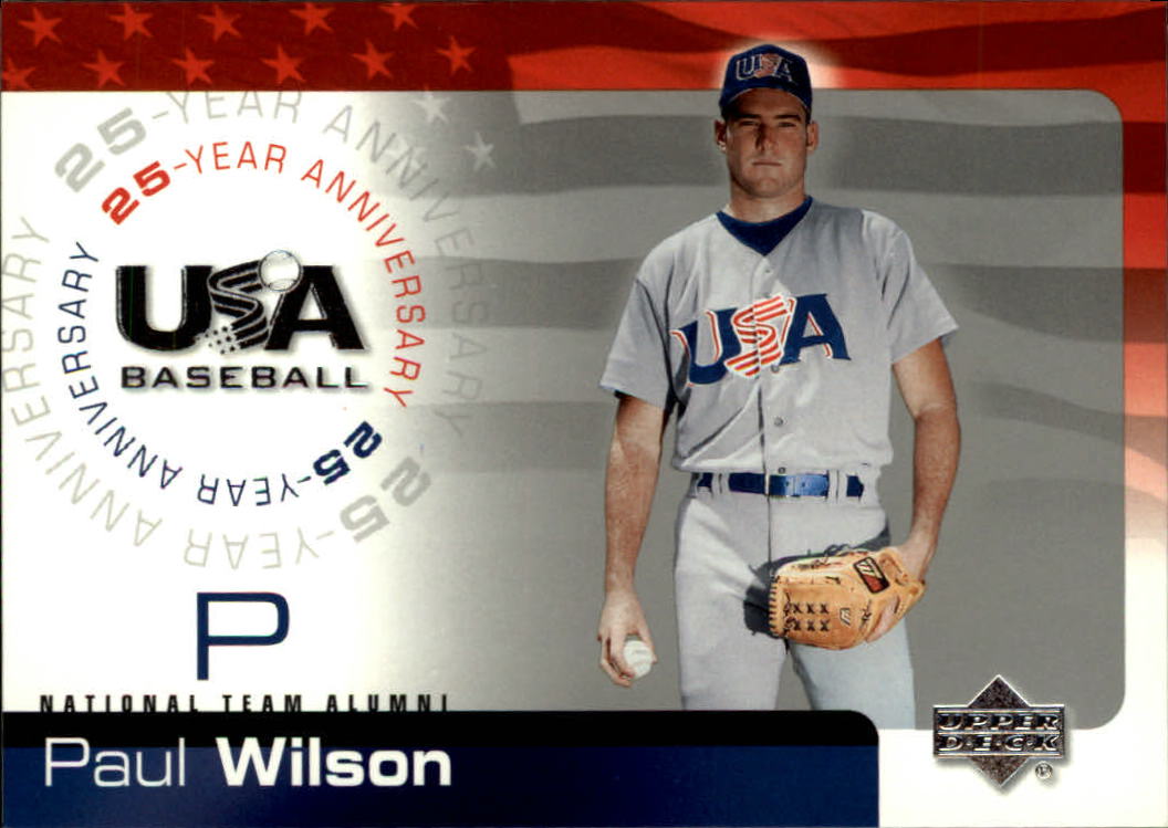 2004 USA Baseball 25th Anniversary #80 Paul Wilson