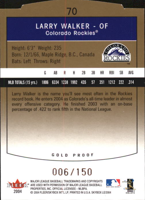 Sports Card Back