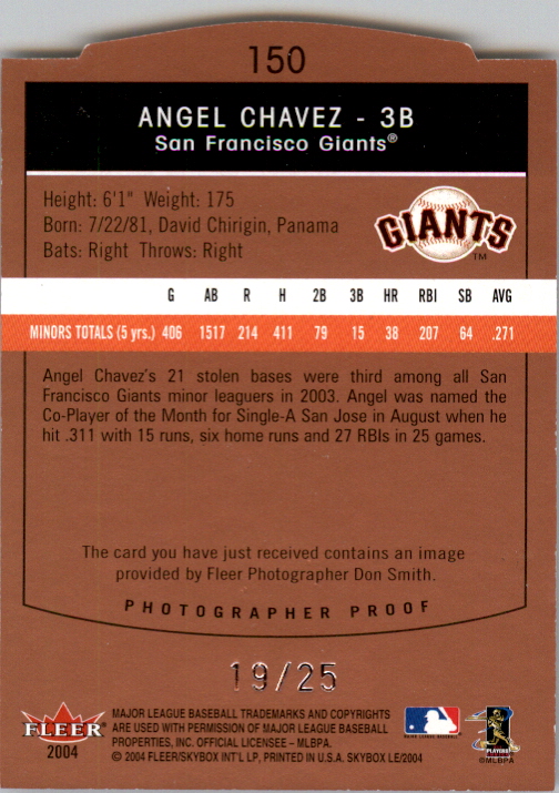 Sports Card Back