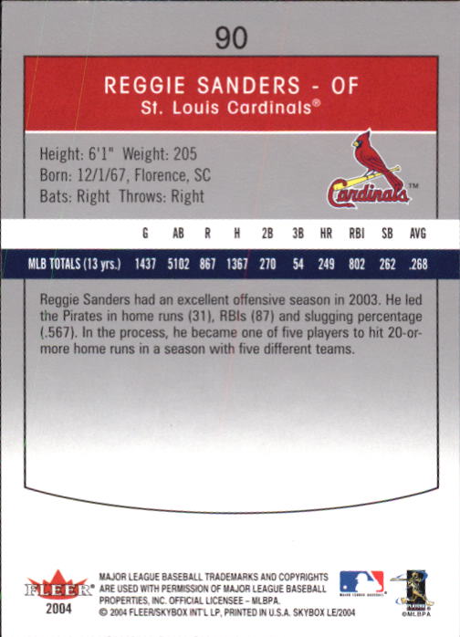 Sports Card Back