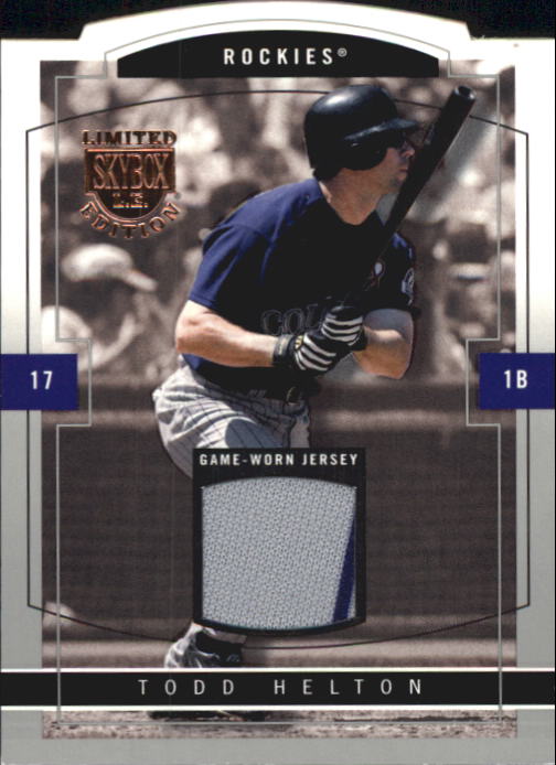 2004 SkyBox LE Jersey Proof #17 Todd Helton