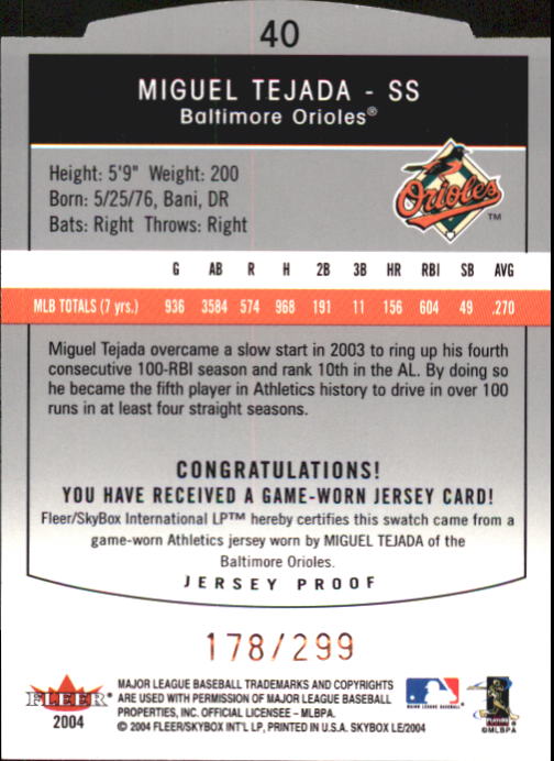 Sports Card Back