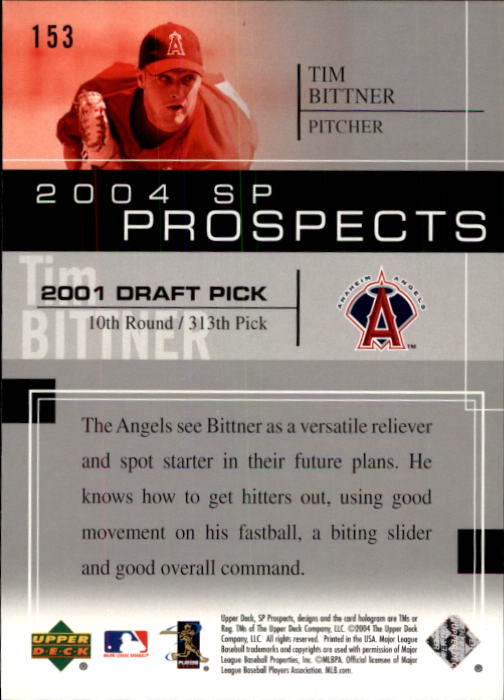 2004 SP Prospects - #201 Jermaine Brock (RC)