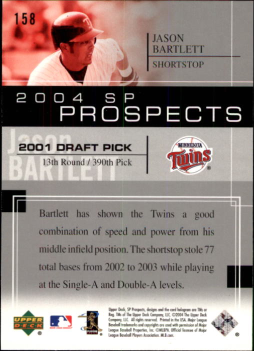 2004 SP Prospects - #201 Jermaine Brock (RC)