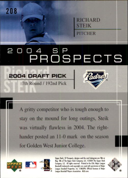 2004 SP Prospects - #201 Jermaine Brock (RC)