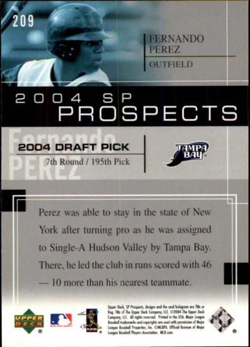 2004 SP Prospects - #201 Jermaine Brock (RC)