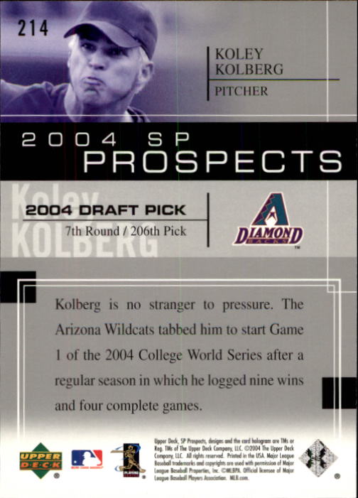 2004 SP Prospects - #201 Jermaine Brock (RC)