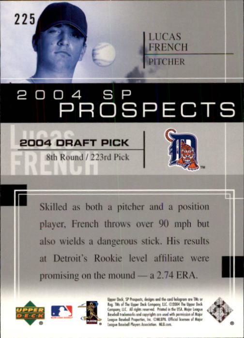 2004 SP Prospects - #201 Jermaine Brock (RC)