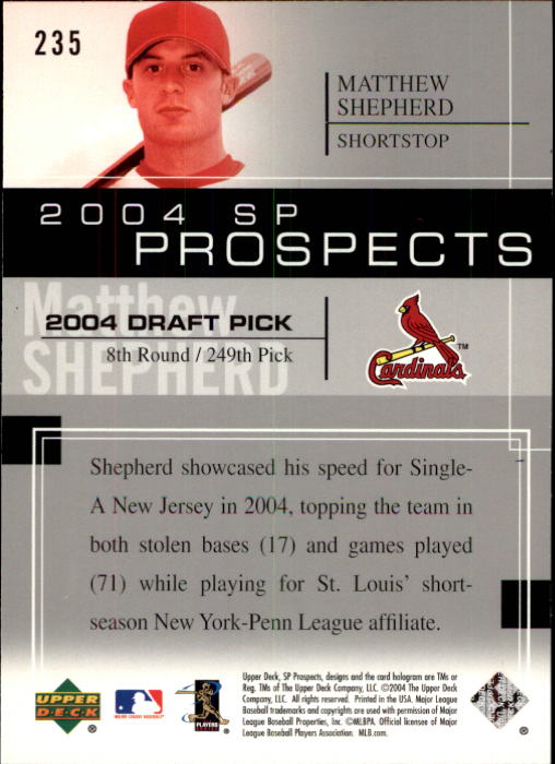 2004 SP Prospects - #201 Jermaine Brock (RC)