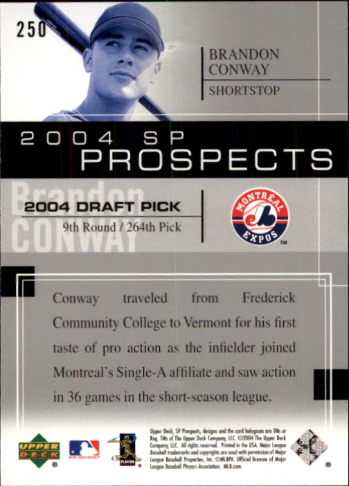 2004 SP Prospects - #201 Jermaine Brock (RC)