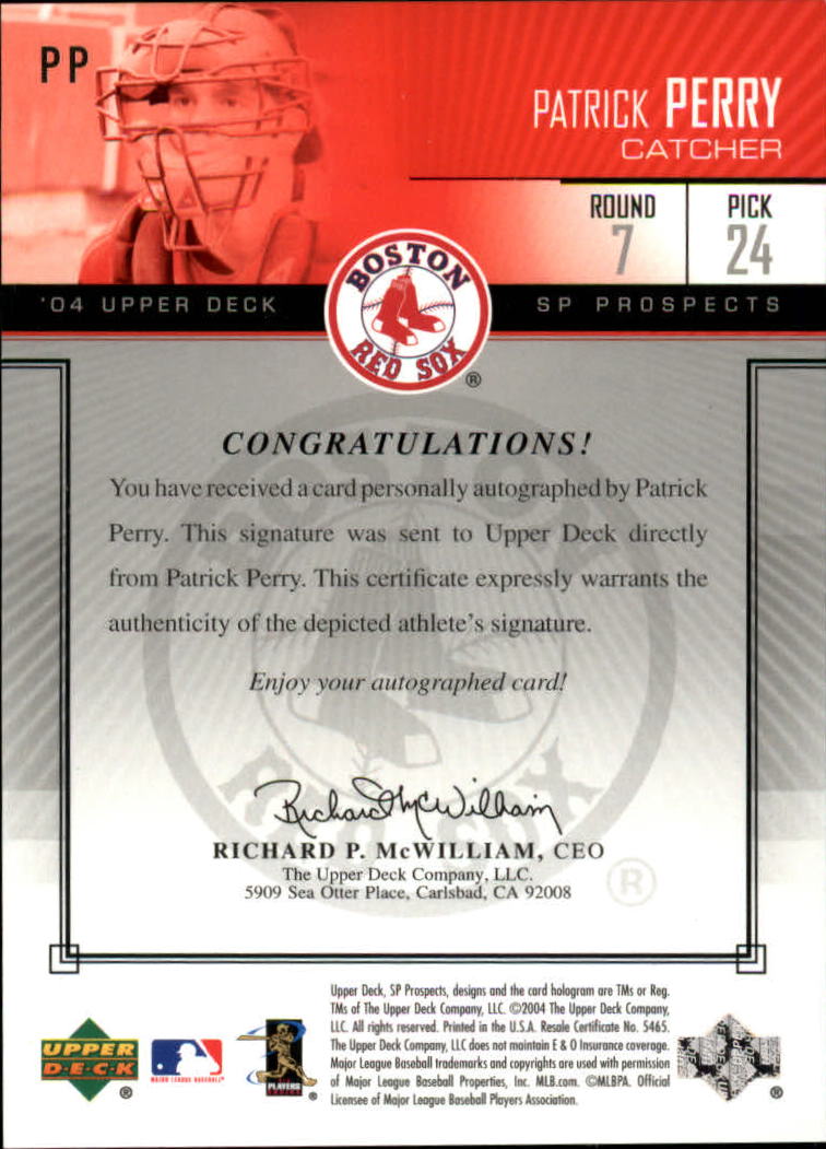Sports Card Back