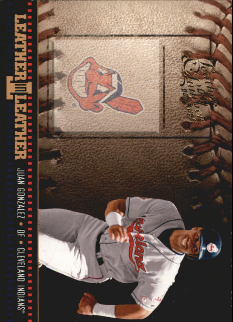 2004 Leather and Lumber Leather in Leather #8 Juan Gonzalez BB