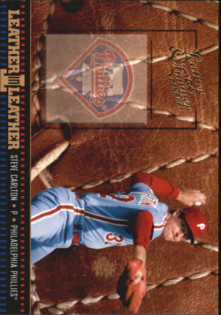 2004 Leather and Lumber Leather in Leather #28 Steve Carlton FG