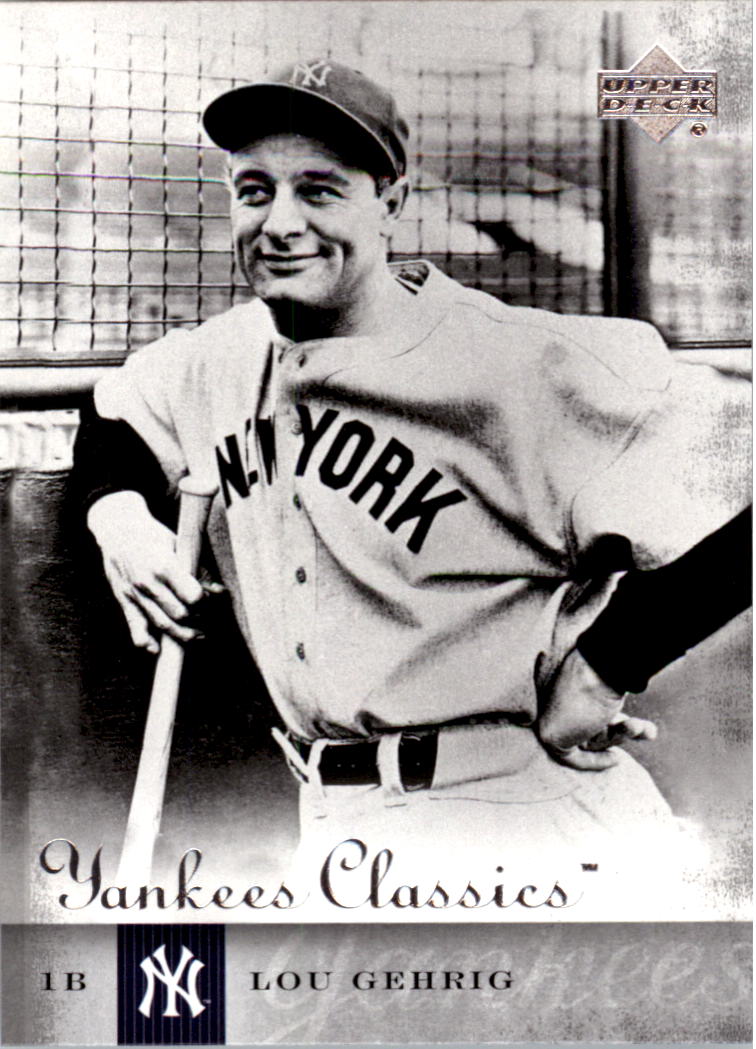 2004 UD Yankees Classics #80 Lou Gehrig