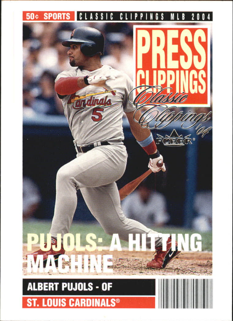 2004 Classic Clippings Press Clippings #2 Albert Pujols