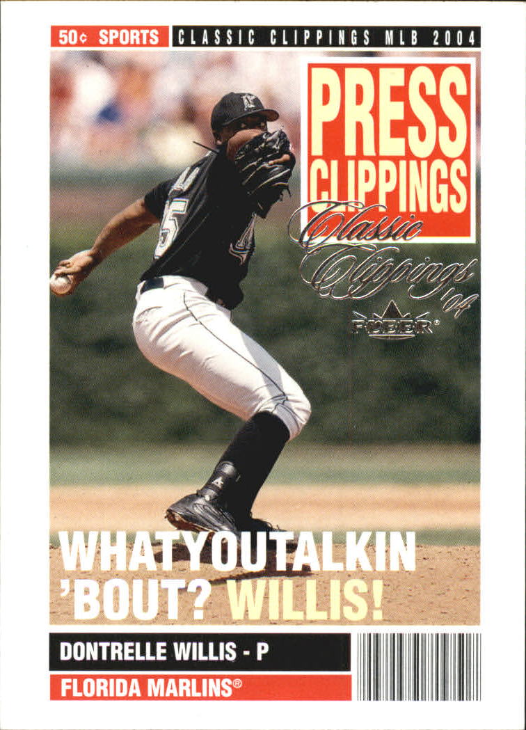 2004 Classic Clippings Press Clippings #7 Dontrelle Willis