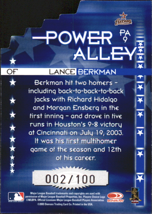 Sports Card Back
