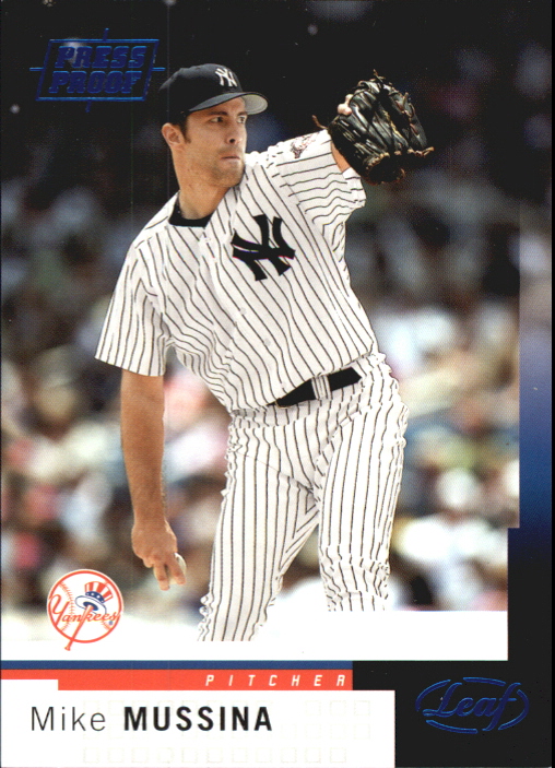 2004 Leaf Press Proofs Blue #61 Mike Mussina