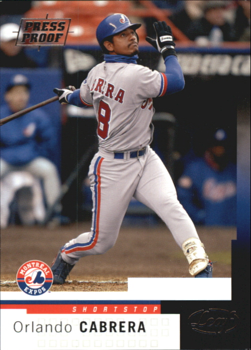 2004 Leaf Press Proofs Silver #159 Orlando Cabrera
