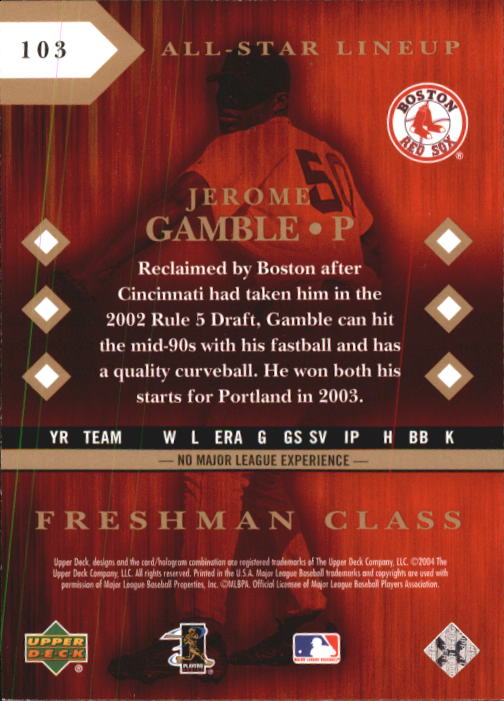 Sports Card Back