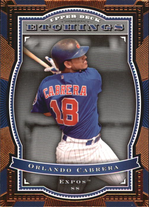 2004 Upper Deck Etchings #77 Orlando Cabrera