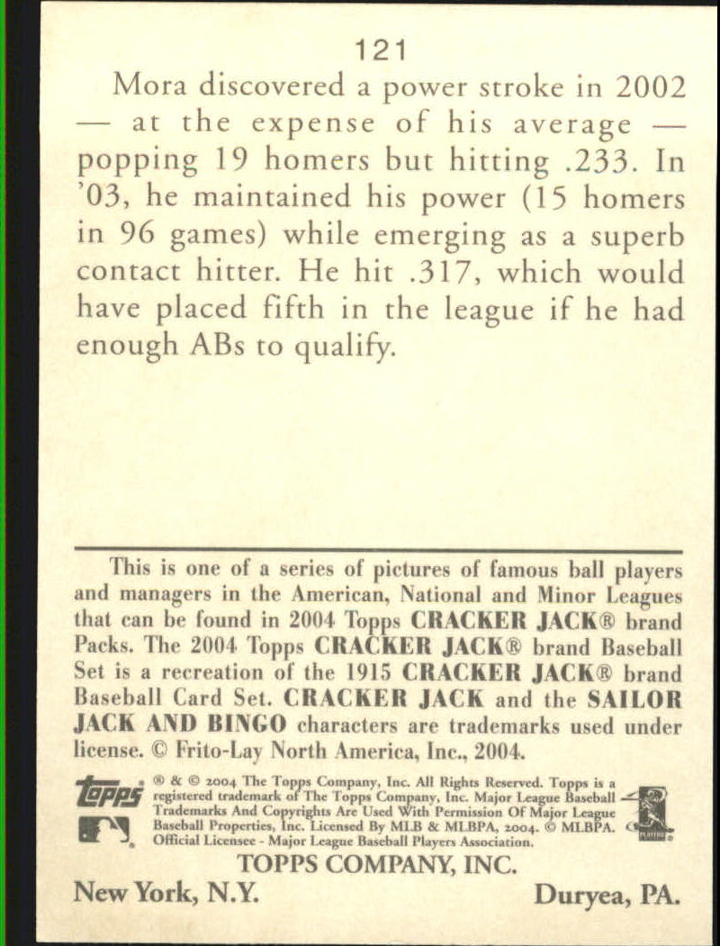 A1976- 2004 Topps Cracker Jack BB Card #s 1-237 -You Pick- 15+ FREE US SHIP - Picture 217 of 377