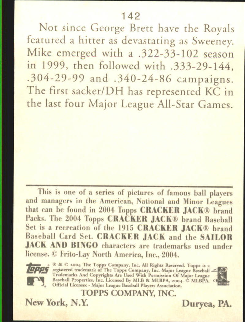 A1976- 2004 Topps Cracker Jack BB Card #s 1-237 -You Pick- 15+ FREE US SHIP - Picture 255 of 377