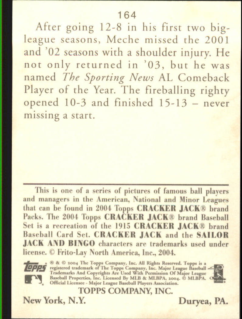 A1976- 2004 Topps Cracker Jack BB Card #s 1-237 -You Pick- 15+ FREE US SHIP - Picture 295 of 377