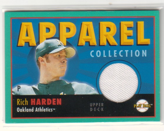 2004 Upper Deck Play Ball Apparel Collection #RH Rich Harden SP