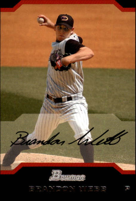 2004 Bowman #42 Brandon Webb