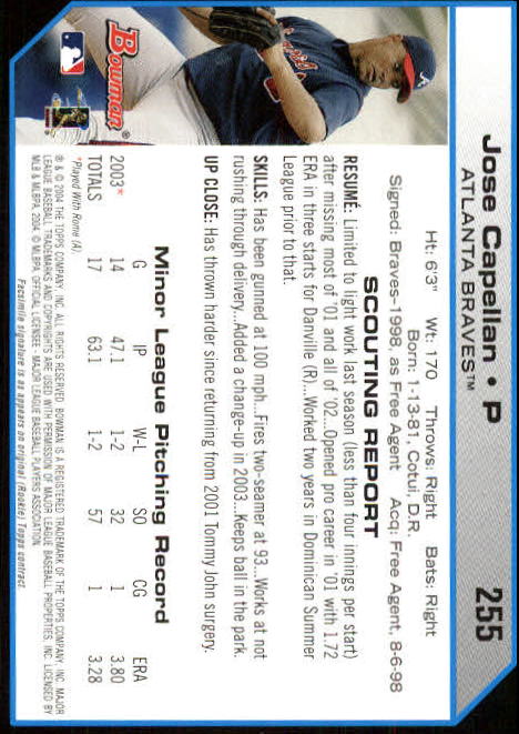 2004 Bowman Baseball Card Pick (Base) - Picture 395 of 489