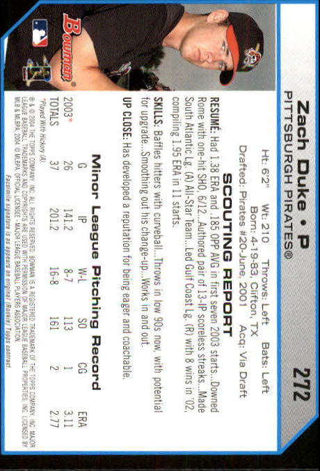2004 Bowman Baseball Card Pick (Base) - Picture 419 of 489