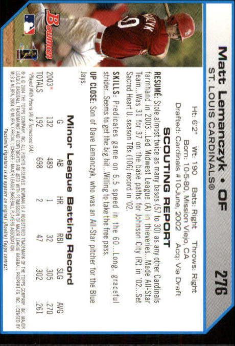 B1254- 2004 Bowman Baseball Cards 251-330 +Inserts -You Pick- 15+ FREE US SHIP - Picture 53 of 198