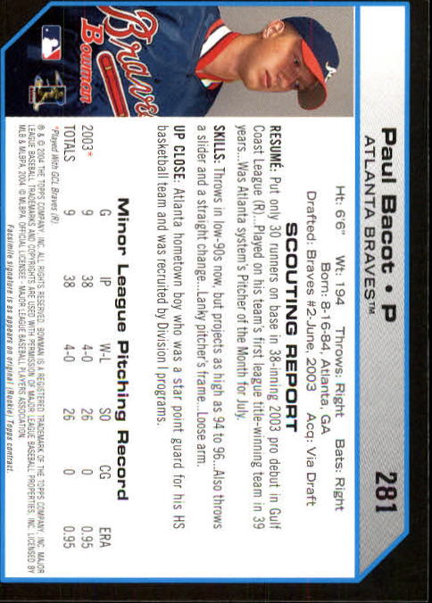 2004 Bowman Baseball Card Pick (Base) - Picture 429 of 489