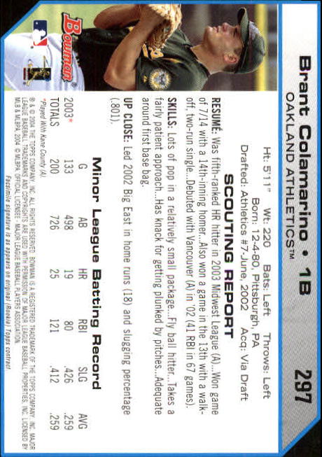 2004 Bowman Baseball Card Pick (Base) - Picture 455 of 489