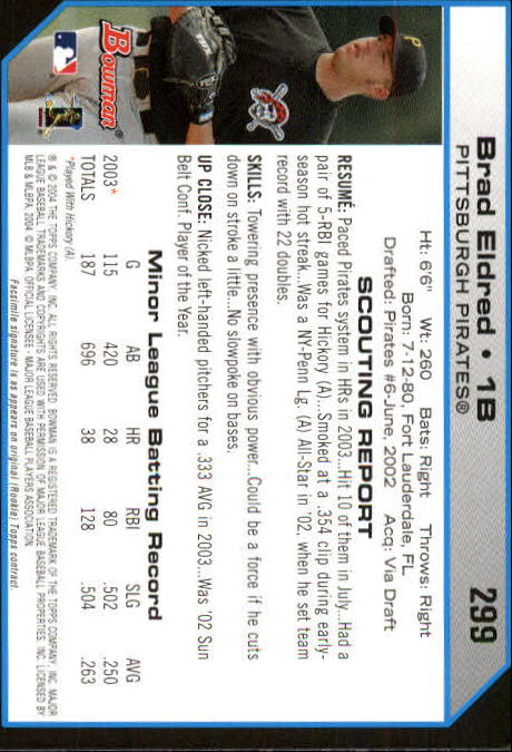 B1254- 2004 Bowman Baseball Cards 251-330 +Inserts -You Pick- 15+ FREE US SHIP - Picture 99 of 198