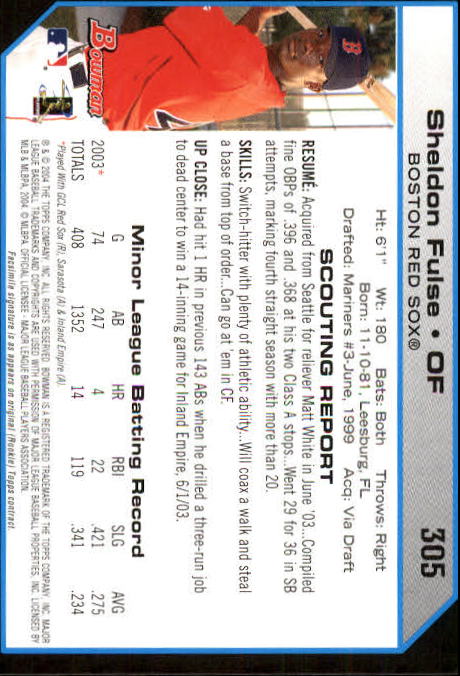 B1254- 2004 Bowman Baseball Cards 251-330 +Inserts -You Pick- 15+ FREE US SHIP - Picture 111 of 198