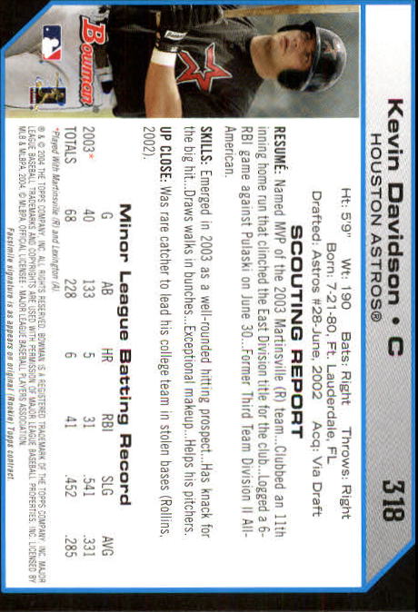 2004 Bowman Baseball Card Pick (Base) - Picture 471 of 489