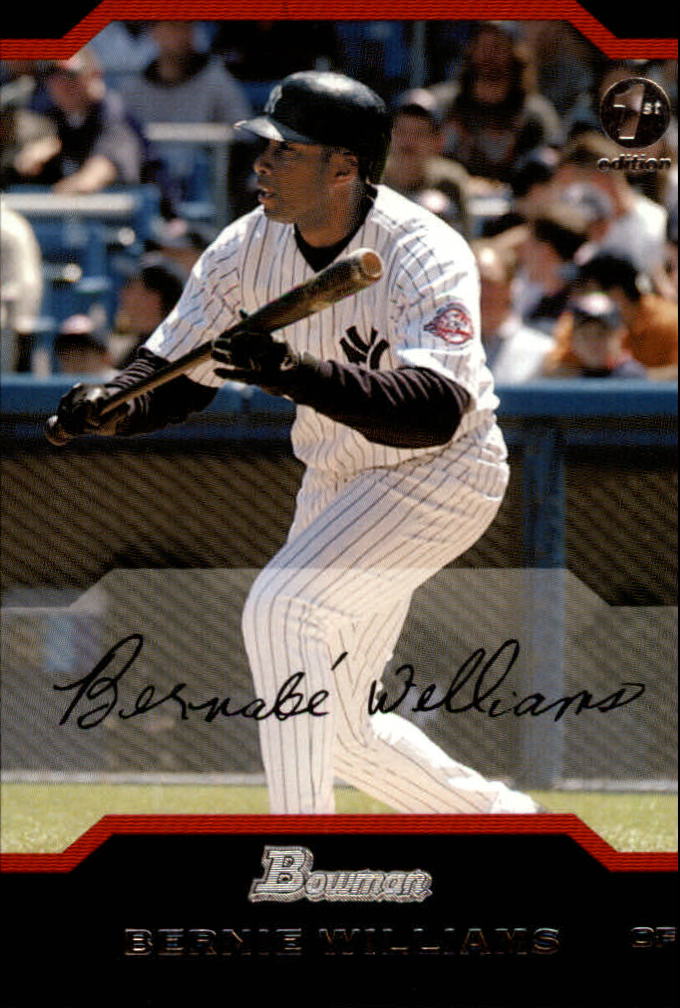 2004 Bowman 1st Edition #19 Bernie Williams
